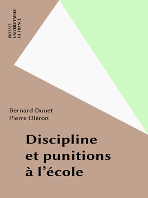 cover image of Discipline et punitions à l'école